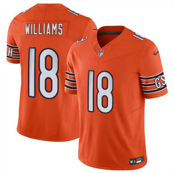 Men & Women & Youth Chicago Bears #18 Caleb Williams Orange 2024 Draft F.U.S.E. Vapor Stitched Jersey,We sell and wholesale Men & Women & Youth Chicago Bears #18 Caleb Williams Orange 2024 Draft F.U.S.E. Vapor Stitched Jersey on line form chian!